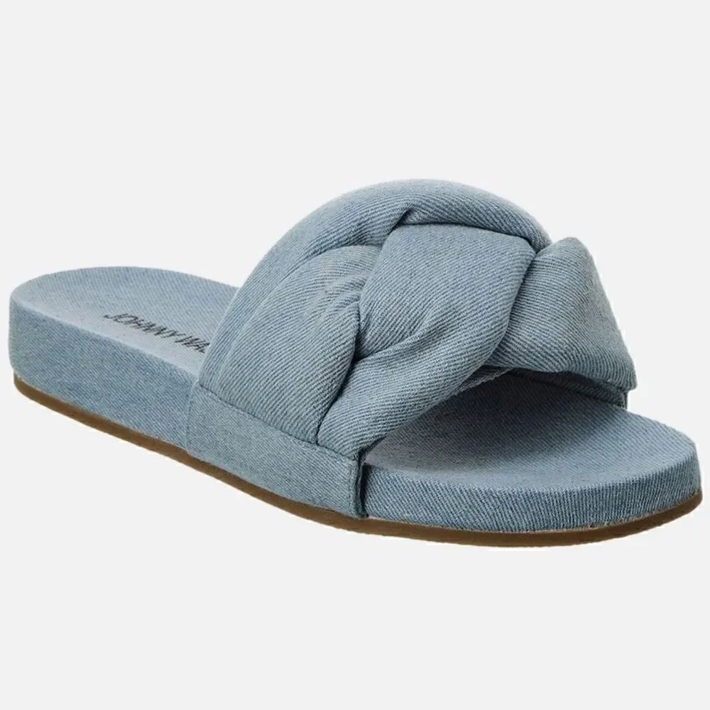 Johnny Was | NIB Ojai Sandals Blue Denim Size 10